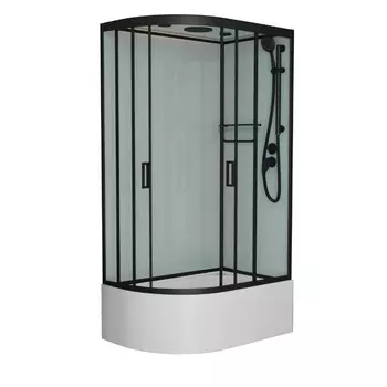 Душевая кабина Frank F412/2R М Black