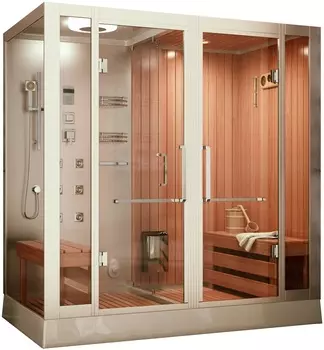 Душевая кабина Frank F920R с финской сауной, правая