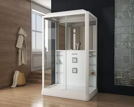 Душевая кабина Grossman GR128 L 135x90x225 см белая