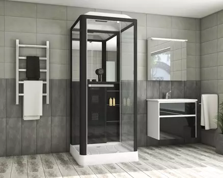 Душевая кабина Grossman GR221 90x90x225 черная