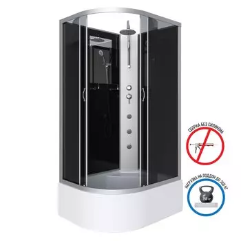 Душевая кабина Niagara Classic NG-2510-14RBKTG 120x80x240 с гидромассажем