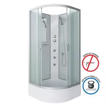 Душевая кабина Niagara Classic NG-3302-14BKG 100x100x200 с гидромассажем