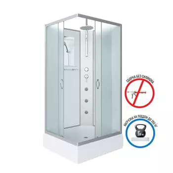 Душевая кабина Niagara Classic NG-33084-14QBKTG 100x80x240 с гидромассажем