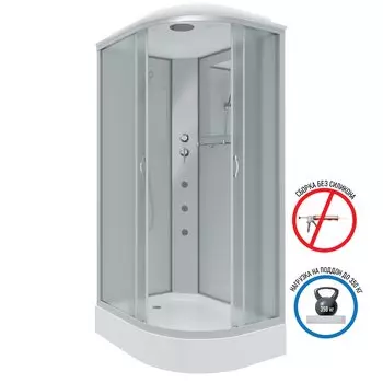 Душевая кабина Niagara Classic NG-3312-14LG 120x80x215 с гидромассажем