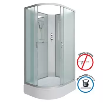 Душевая кабина Niagara Classic NG-33394-14RBK 130x90x200