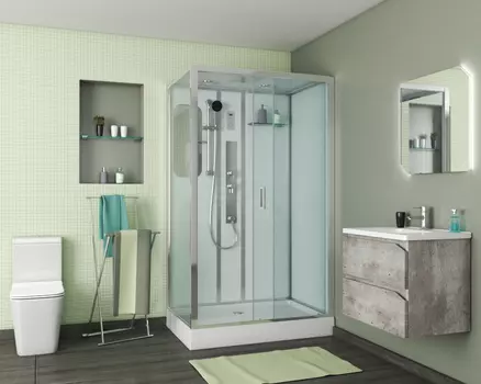 Душевая кабина Niagara Premium NG-6012-01GQL 120х80х210 левая