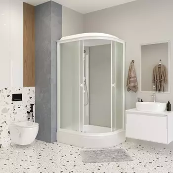 Душевая кабина Niagara Promo P100/70/26L/MT 100х70 L стекло матовое, профиль белый