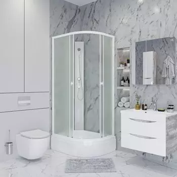 Душевая кабина Niagara Promo P90/70/26L/MT/BK 90х70х195 см