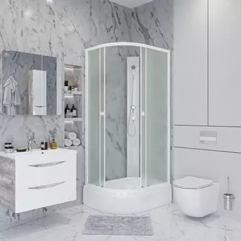 Душевая кабина Niagara Promo P90/80/26R/MT/BK 90х80