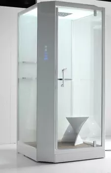 Душевая кабина Orans SR-89101RS белая, с баней