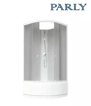 Душевая кабина Parly Effect TMF901 85х85 профиль белый, стекло матовое