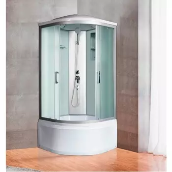 Душевая кабина River Desna XL 90/44 MT стекло матовое, профиль хром