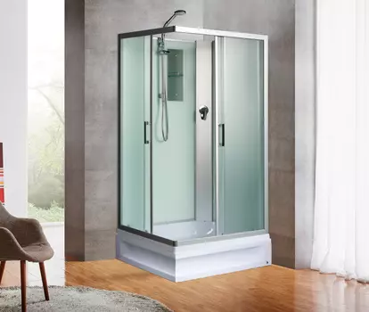 Душевая кабина River Quadro Б/К XL 100/80/41 MT с поддоном