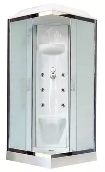 Душевая кабина Royal Bath НР 7 RB90HP7-WC-CH (белая/матовая)