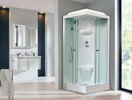 Душевая кабина Royal Bath RB 80HP6-WT (белое/прозрачное)