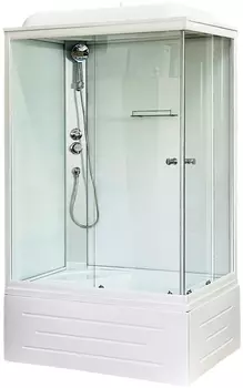 Душевая кабина Royal Bath RB 8100BP5-WT-L (белое/прозрачое) левая