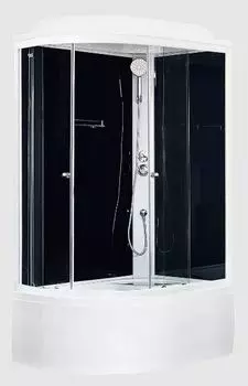 Душевая кабина Royal Bath RB 8120BK5-BT 120х80 (черное/прозрачное) правая