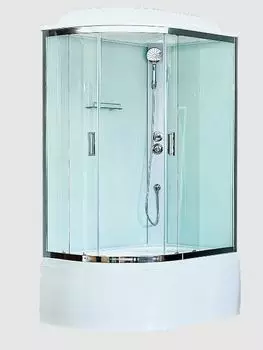 Душевая кабина Royal Bath RB 8120BK5-WT-CH 120х80 (белое/прозрачное) правая
