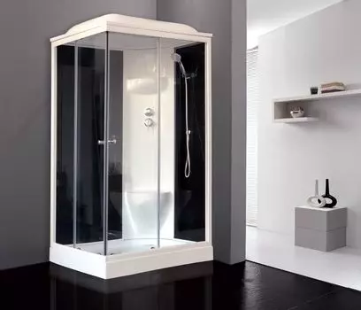 Душевая кабина Royal Bath RB 8120HP6-BT-R (черное/прозрачное) правая