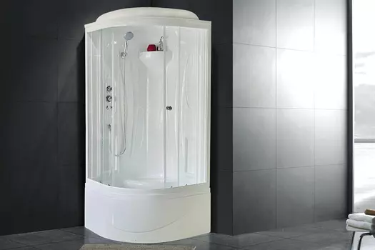 Душевая кабина Royal Bath RB 90BK1-T 90x90 прозрачное стекло
