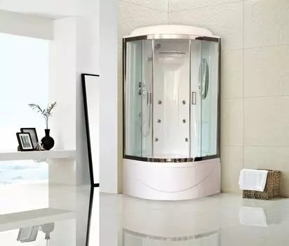 Душевая кабина Royal Bath RB 90BK2-T-CH 90x90 (прозрачное)