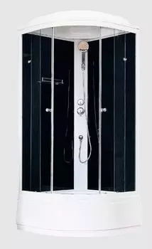 Душевая кабина Royal Bath RB 90CK5-BT 90х90 (черное/прозрачное)