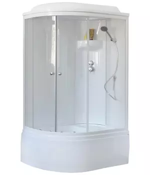Душевая кабина Royal Bath ВК RB8120BK6-WT-R (белая, прозрачная) правая