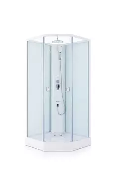 Душевая кабина SSWW W0913H стекло прозрачное профиль белый