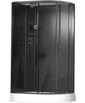 Душевая кабина Timo Premium ILMA902LB профиль черный матовый