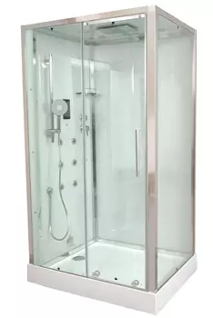 Душевая кабина Timo Premium Puro H-510R 120х90 профиль хром, стекло прозрачное