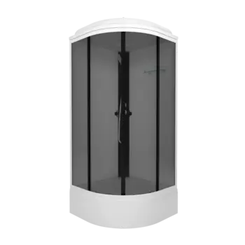 Душевая кабина Triton Грэй 90х90 см, профиль белый, стекло тонированное Щ0000067301