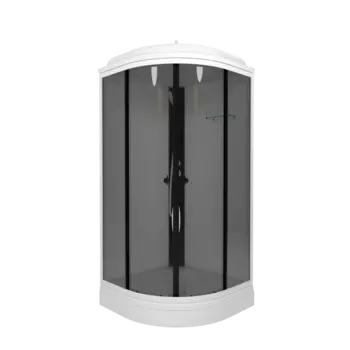 Душевая кабина Triton Грэй 90х90 см, профиль белый, стекло тонированное Щ0000067300