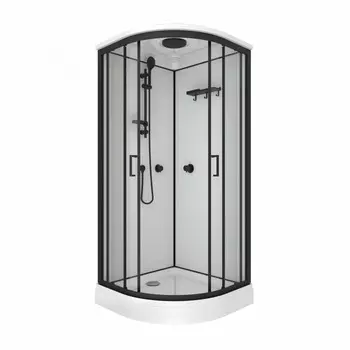 Душевая кабина Triton Прайм-Блэк 90х90 А низкий поддон Щ0000071582