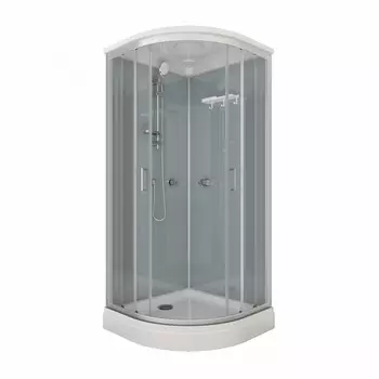 Душевая кабина Triton Прайм-Сатин 90х90 А низкий поддон Щ0000071581