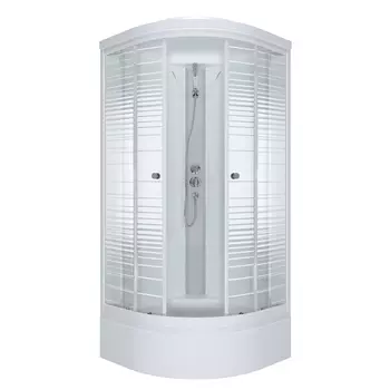 Душевая кабина Triton Стандарт 90х90 В средний поддон, полосы