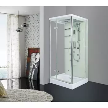 Душевая кабина Weltwasser WW1000 MAINE L 90x90 + пар левая