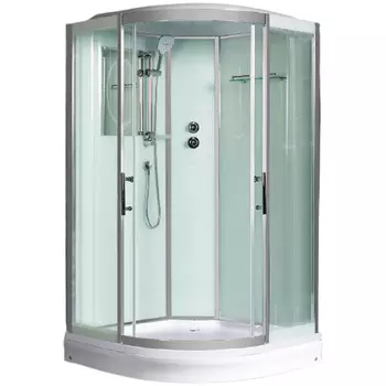 Душевая кабина WeltWasser WW500 Emmer 12015-2 120х120 профиль хром, стекло прозрачное