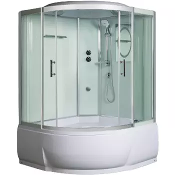 Душевая кабина Weltwasser WW500 Emmer 13555-2 135х135 профиль хром, стекло прозрачное