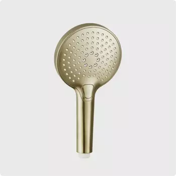 Душевая лейка AQUAme AQM8510BG золото шлифованное