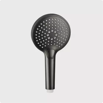 Душевая лейка AQUAme AQM8510GM оружейная сталь