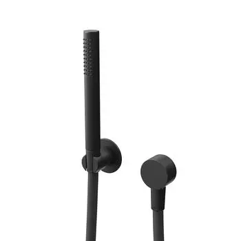 Душевая лейка Kerama Marazzi OLE 857KM.01.093 с держателем и шлангом, черная матовая