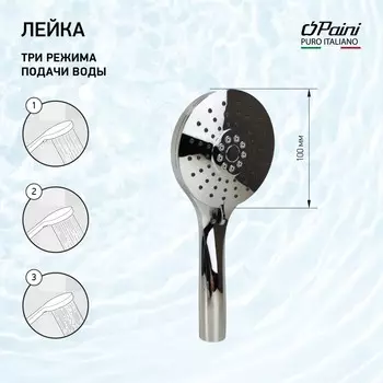 Душевая лейка Paini Catania хром CTCR155F3D100