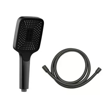 Душевая лейка Vincea Inspire VSHN-41HMB со шлангом черная
