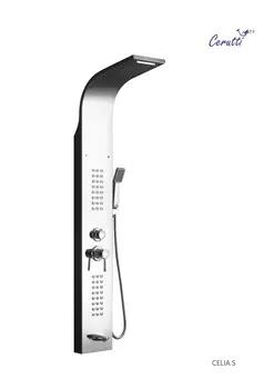 Душевая панель Ceruttispa CT10403 хром