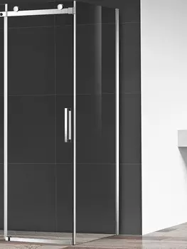 Душевая перегородка AQUAme AQM4203F 80x195, профиль хром