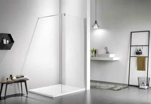 Душевая перегородка Aquatek Walk In AQ WIW 09020CH 90x200 с держателем