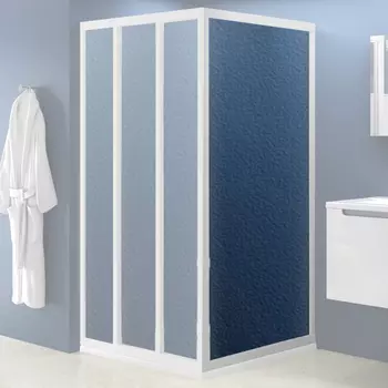 Душевая перегородка Ravak APSS-90 Pearl, профиль белый