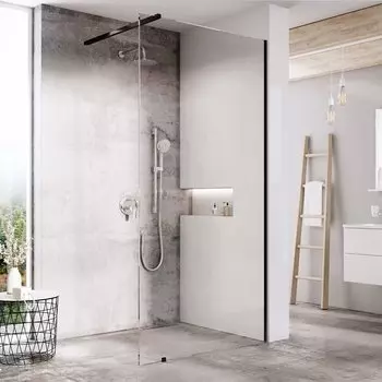 Душевая перегородка Ravak Walk In Wall 100х200 см, профиль черный