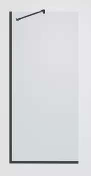 Душевая перегородка Timo TP-890/03C-8 89х195 см, профиль черный, стекло прозрачное