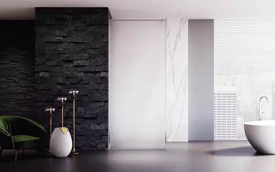 Душевая перегородка Veconi KR-81FR KR81FR-120-07-C4 120х200 профиль хром, стекло матовое